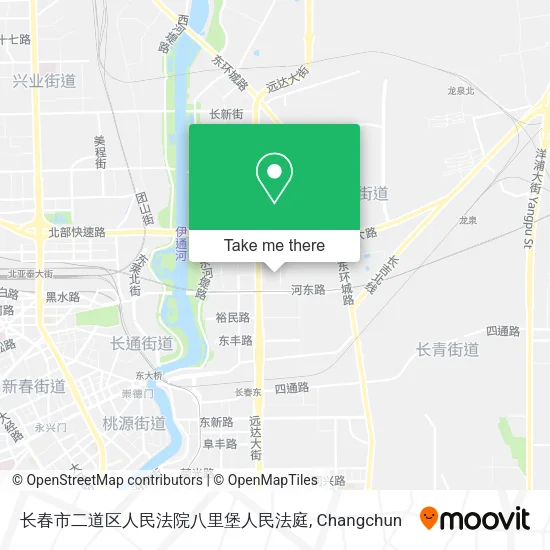 长春市二道区人民法院八里堡人民法庭 map