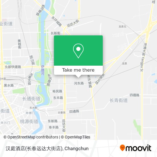 汉庭酒店(长春远达大街店) map