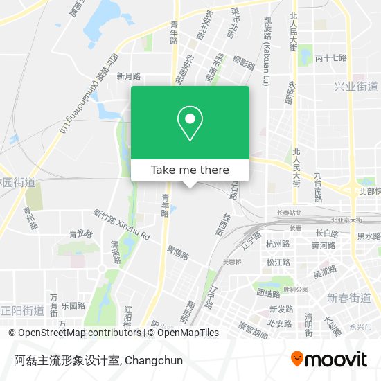 阿磊主流形象设计室 map