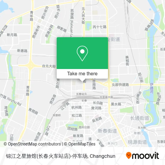 锦江之星旅馆(长春火车站店)-停车场 map