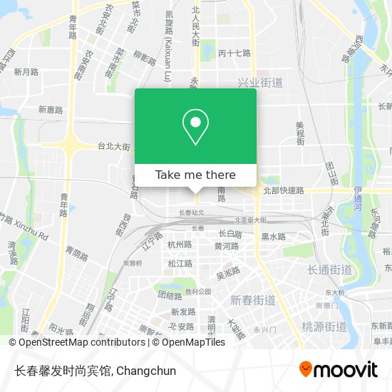 长春馨发时尚宾馆 map