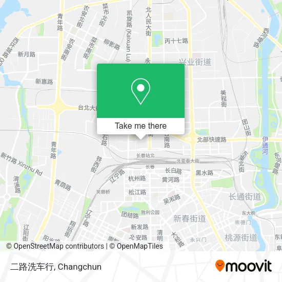 二路洗车行 map