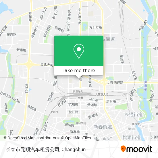 长春市元顺汽车租赁公司 map