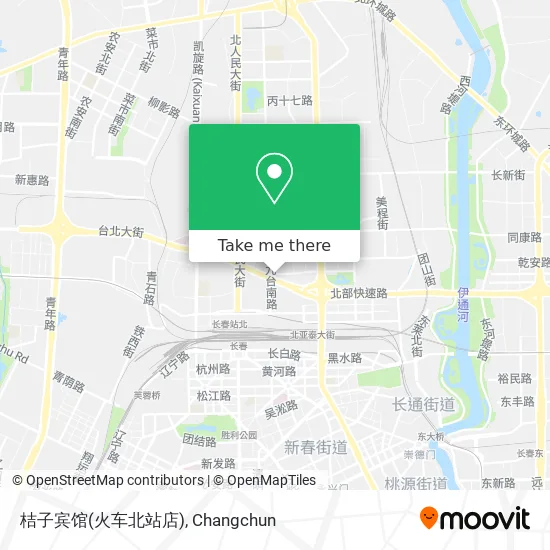 桔子宾馆(火车北站店) map