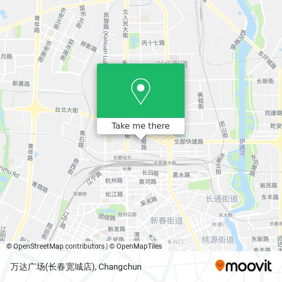 万达广场(长春宽城店) map