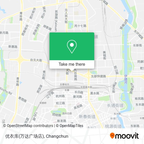 优衣库(万达广场店) map