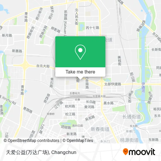 天爱公益(万达广场) map