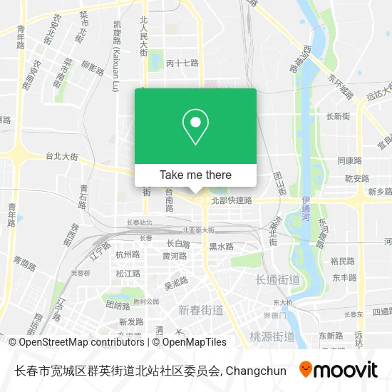 长春市宽城区群英街道北站社区委员会 map