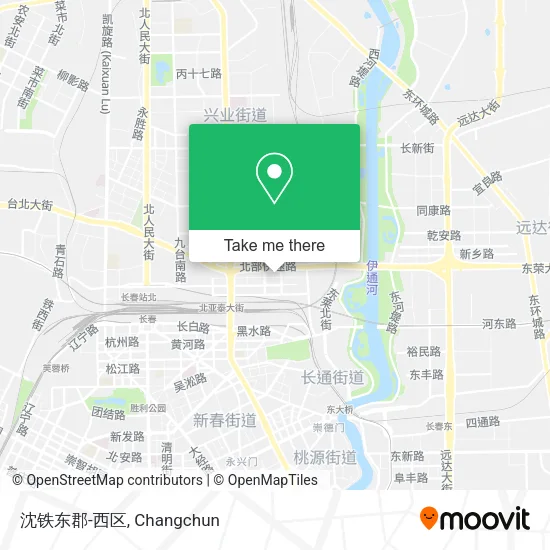 沈铁东郡-西区 map