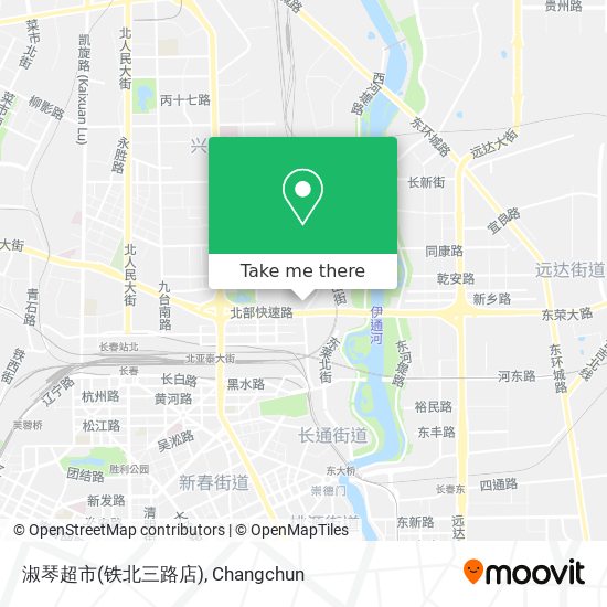 淑琴超市(铁北三路店) map