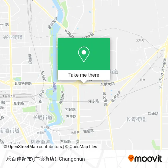 乐百佳超市(广德街店) map