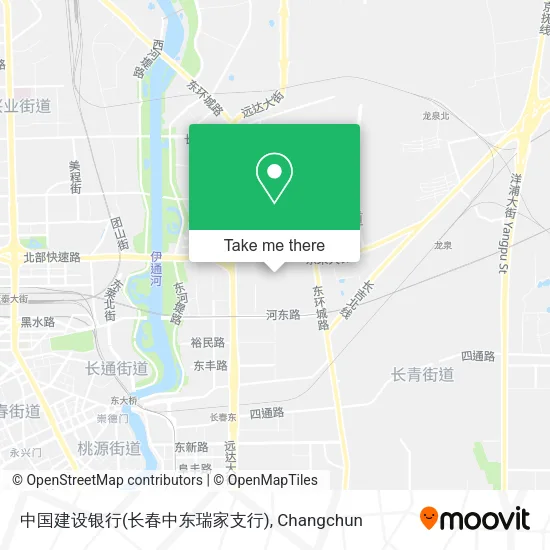 中国建设银行(长春中东瑞家支行) map