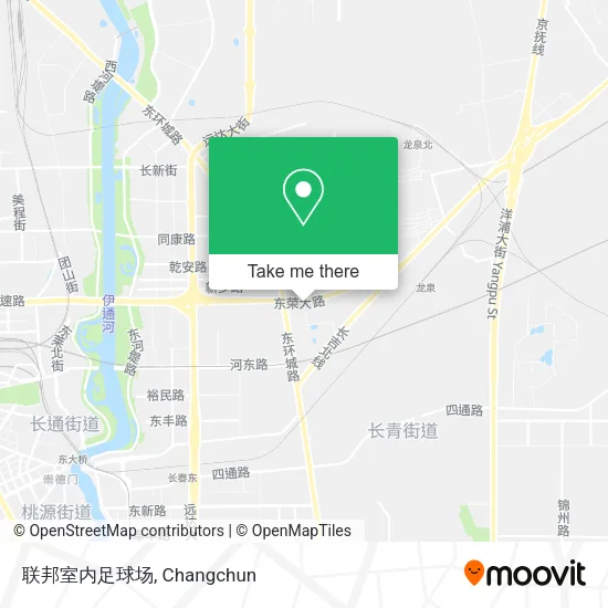 联邦室内足球场 map