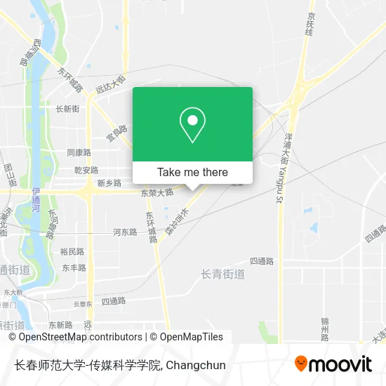 长春师范大学-传媒科学学院 map