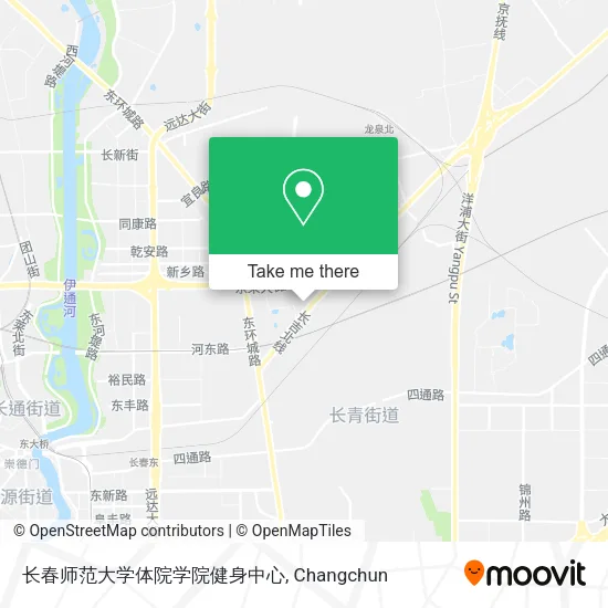 长春师范大学体院学院健身中心 map