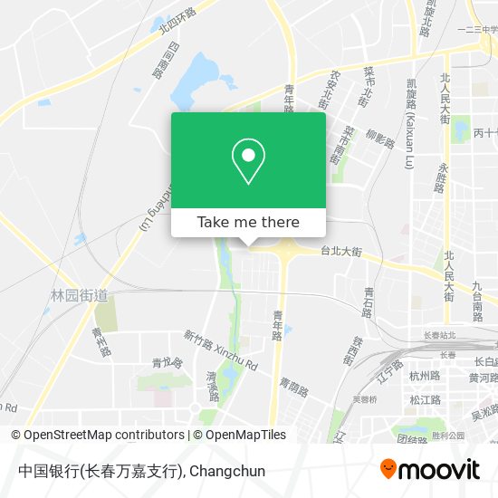 中国银行(长春万嘉支行) map