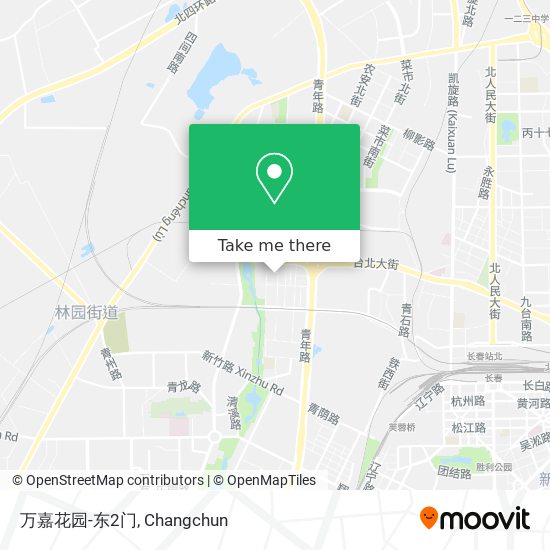 万嘉花园-东2门 map