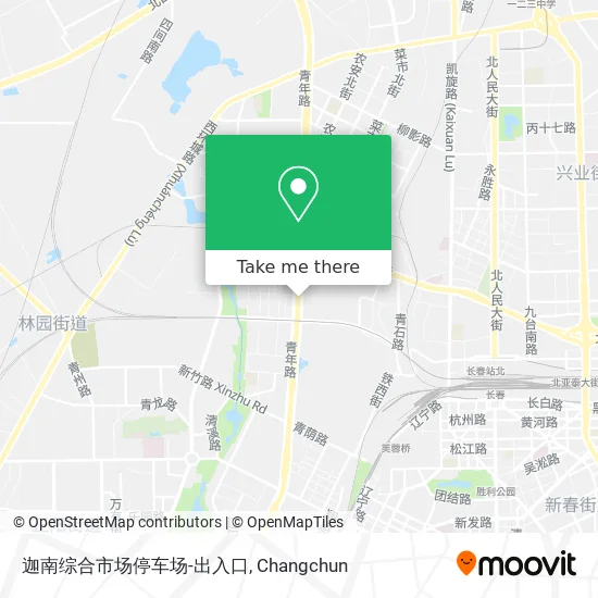 迦南综合市场停车场-出入口 map