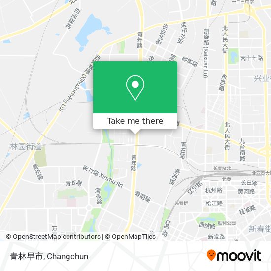 青林早市 map