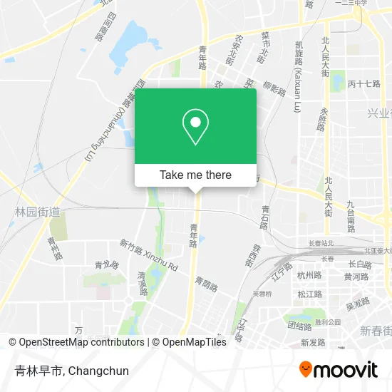 青林早市 map