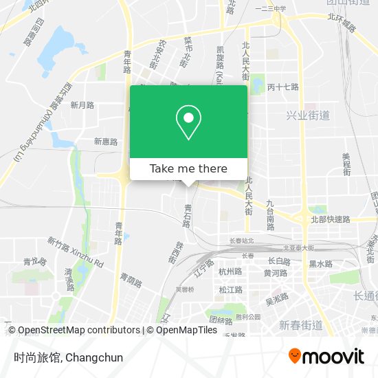 时尚旅馆 map