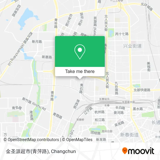 金圣源超市(青萍路) map
