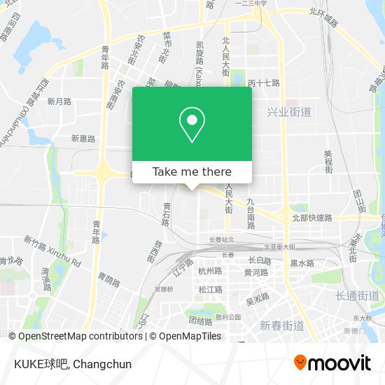 KUKE球吧 map