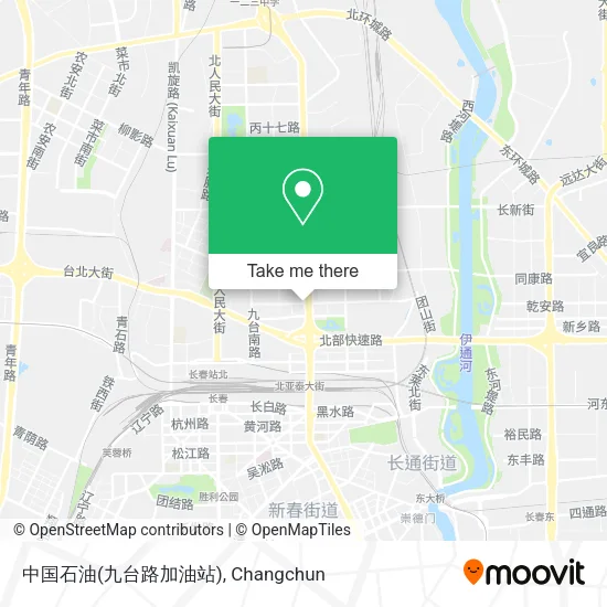 中国石油(九台路加油站) map