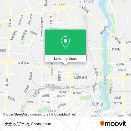 天台农贸市场 map