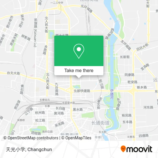 天光小学 map