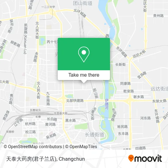 天泰大药房(君子兰店) map