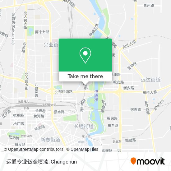 运通专业钣金喷漆 map