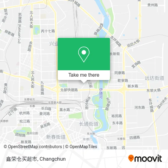 鑫荣仓买超市 map
