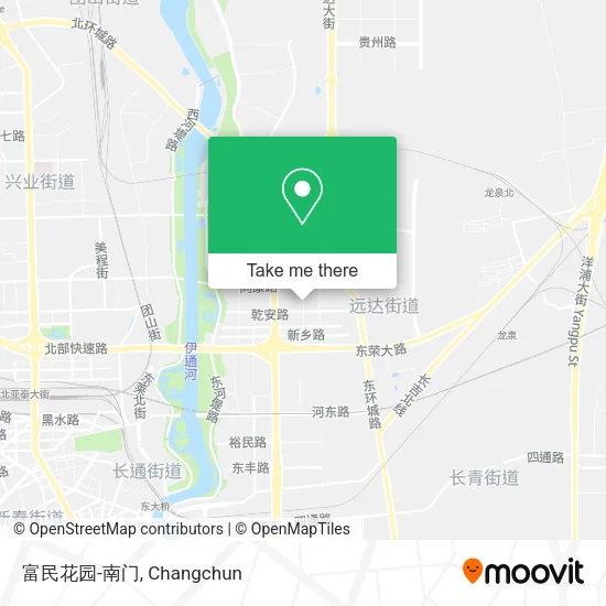 富民花园-南门 map