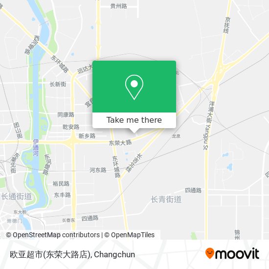 欧亚超市(东荣大路店) map