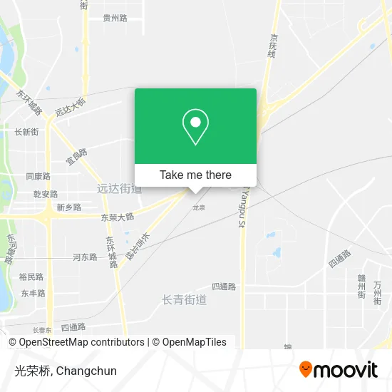 光荣桥 map