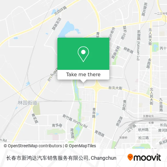 长春市新鸿达汽车销售服务有限公司 map