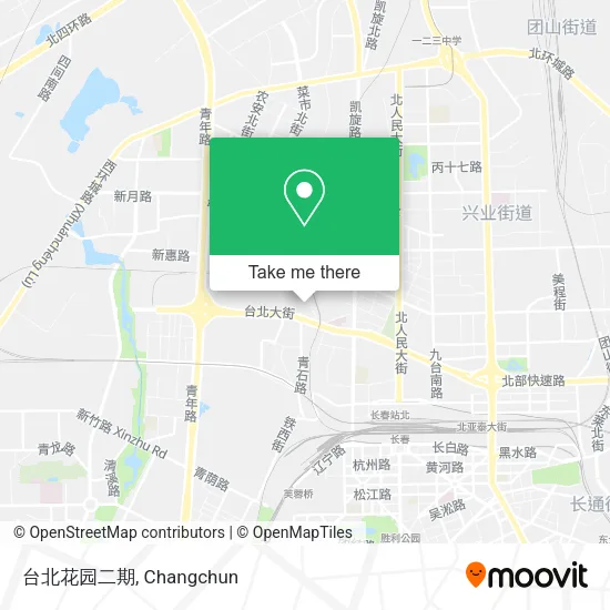 台北花园二期 map