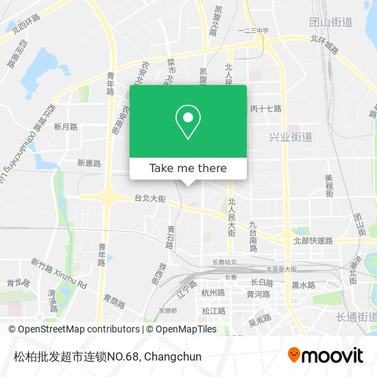 松柏批发超市连锁NO.68 map
