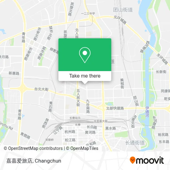 嘉嘉爱旅店 map