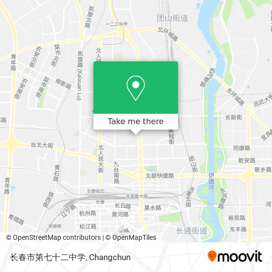 长春市第七十二中学 map