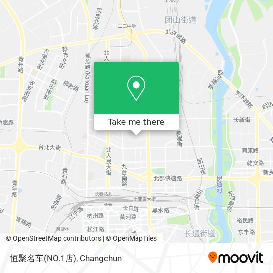 恒聚名车(NO.1店) map