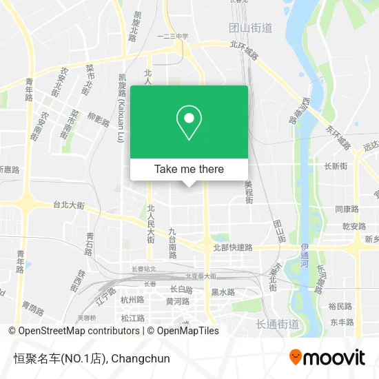 恒聚名车(NO.1店) map