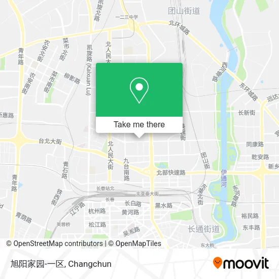 旭阳家园-一区 map