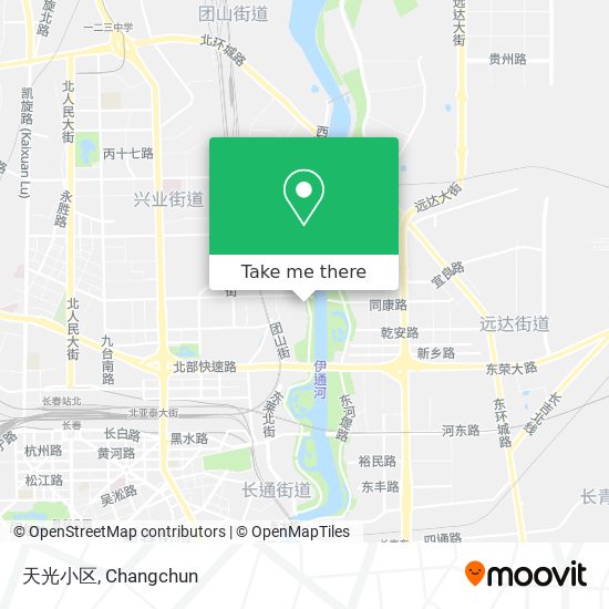 天光小区 map