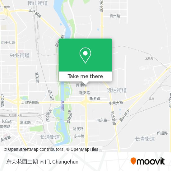 东荣花园二期-南门 map