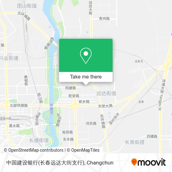 中国建设银行(长春远达大街支行) map