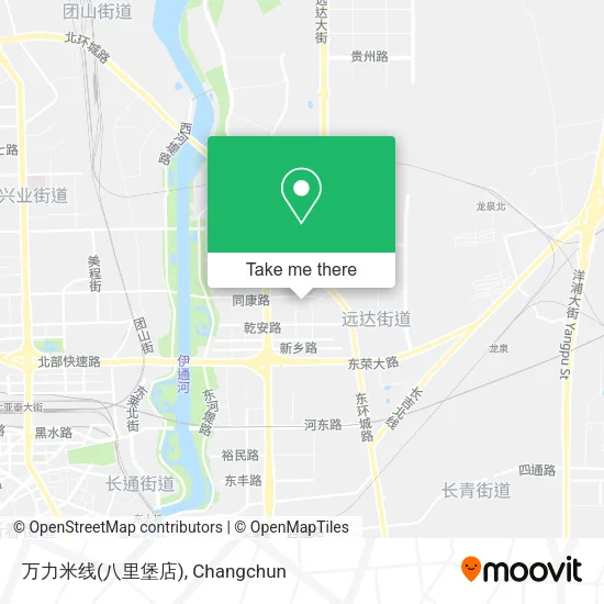 万力米线(八里堡店) map