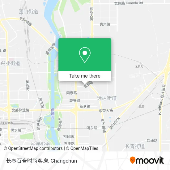 长春百合时尚客房 map