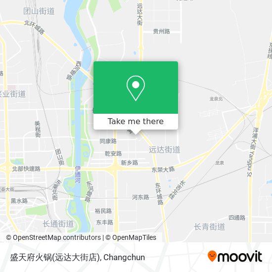 盛天府火锅(远达大街店) map